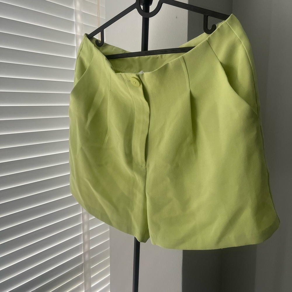 Lime Green Women's shorts